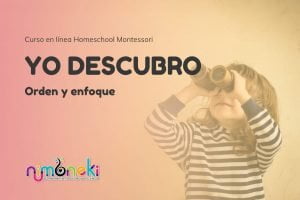 Yo descubro Curso en línea homeschool montessori para niños de 3 años